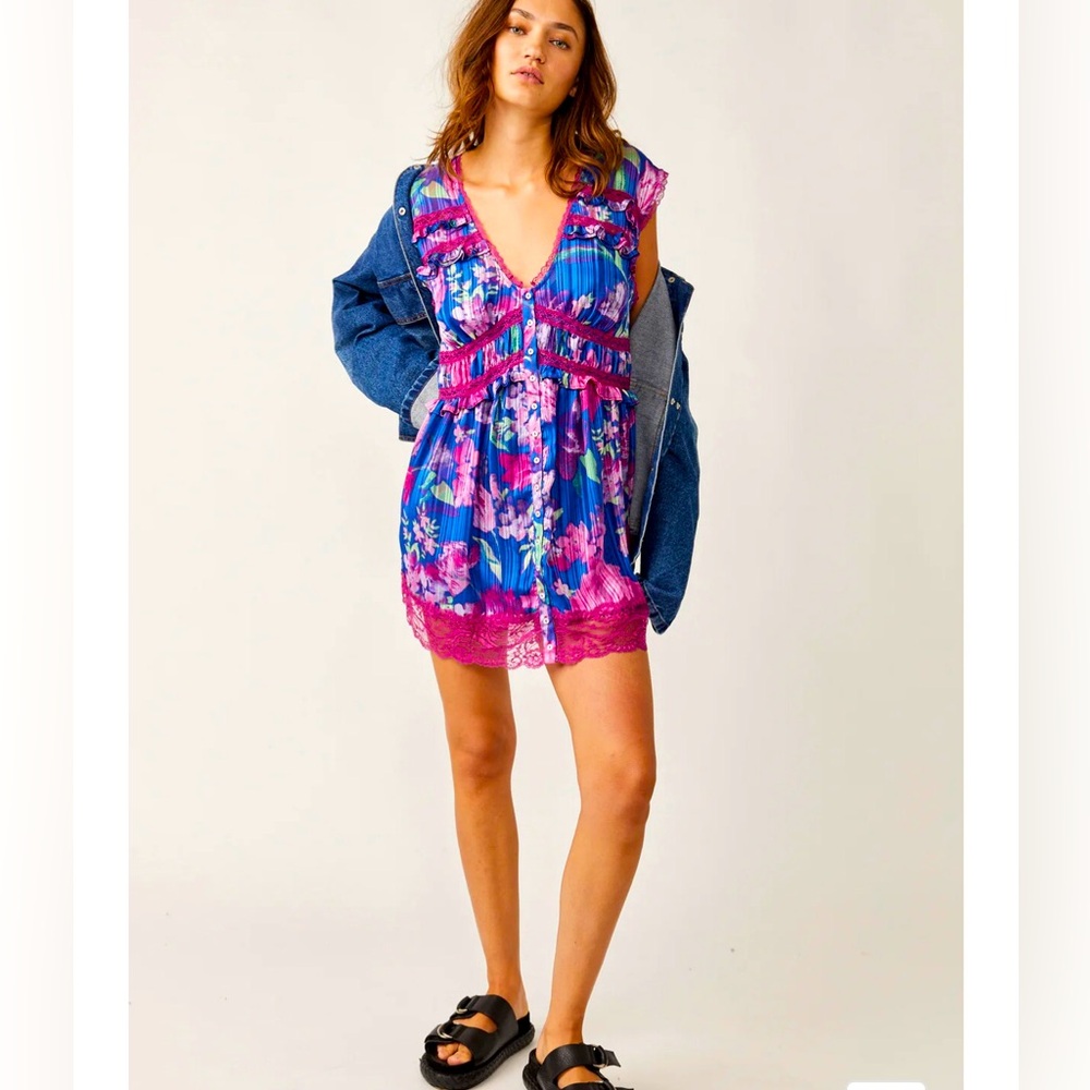FREE PEOPLE Spring Fling Mini Dress